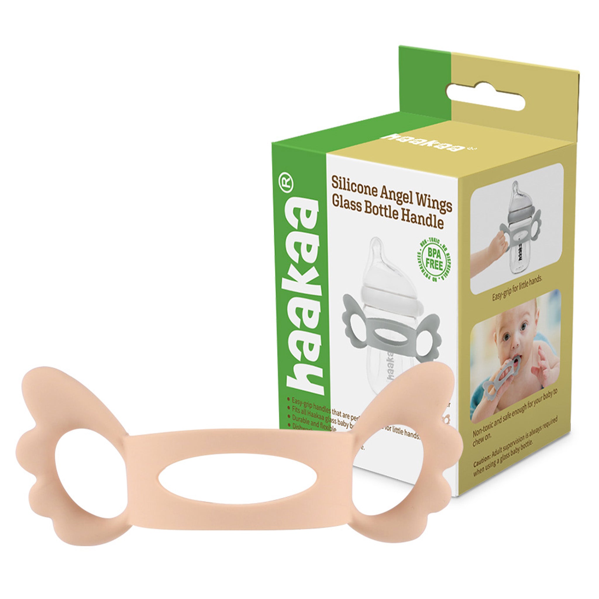 Haakaa Angel Wings Glass Bottle Handle