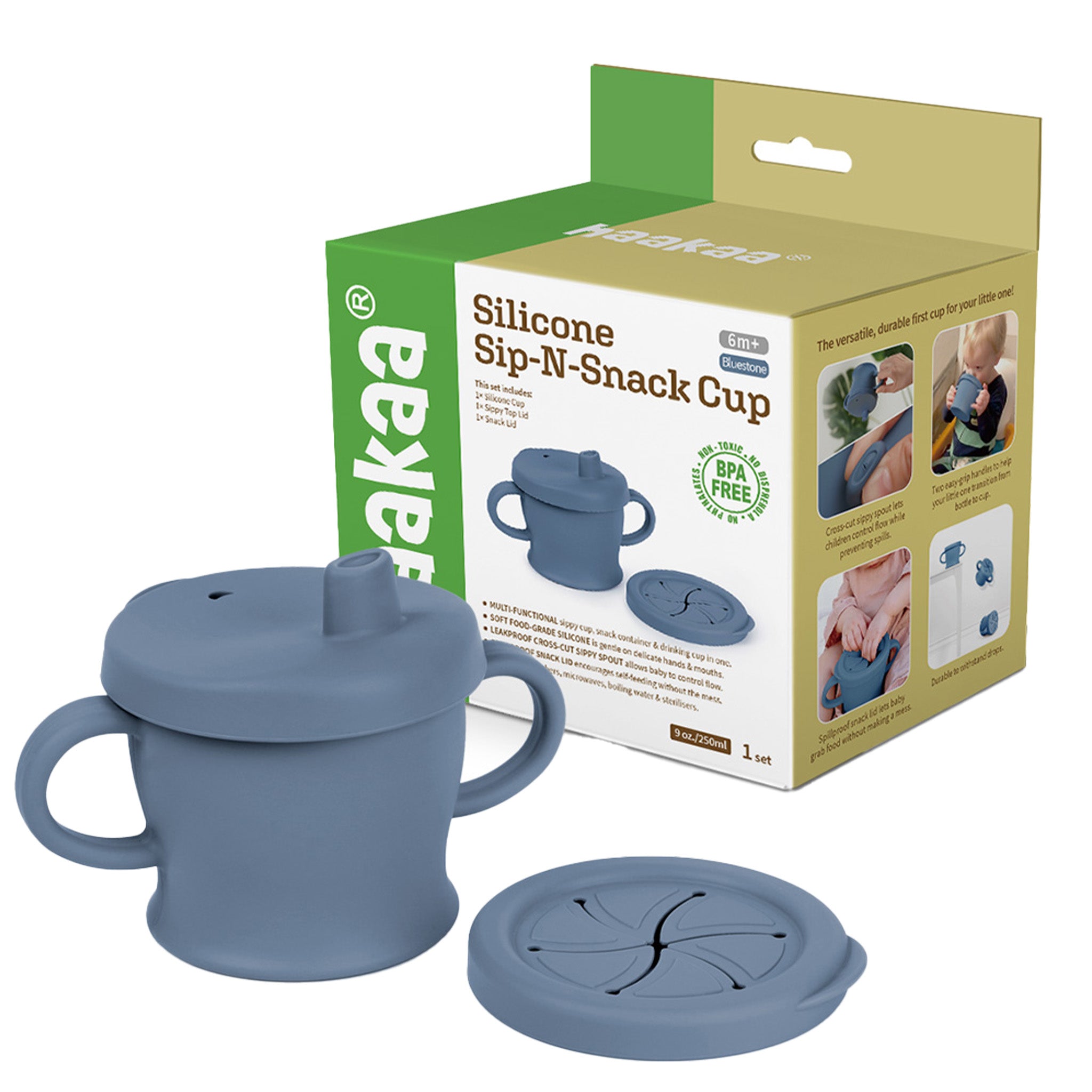 Haakaa Silicone Sip-N-Snack Cup