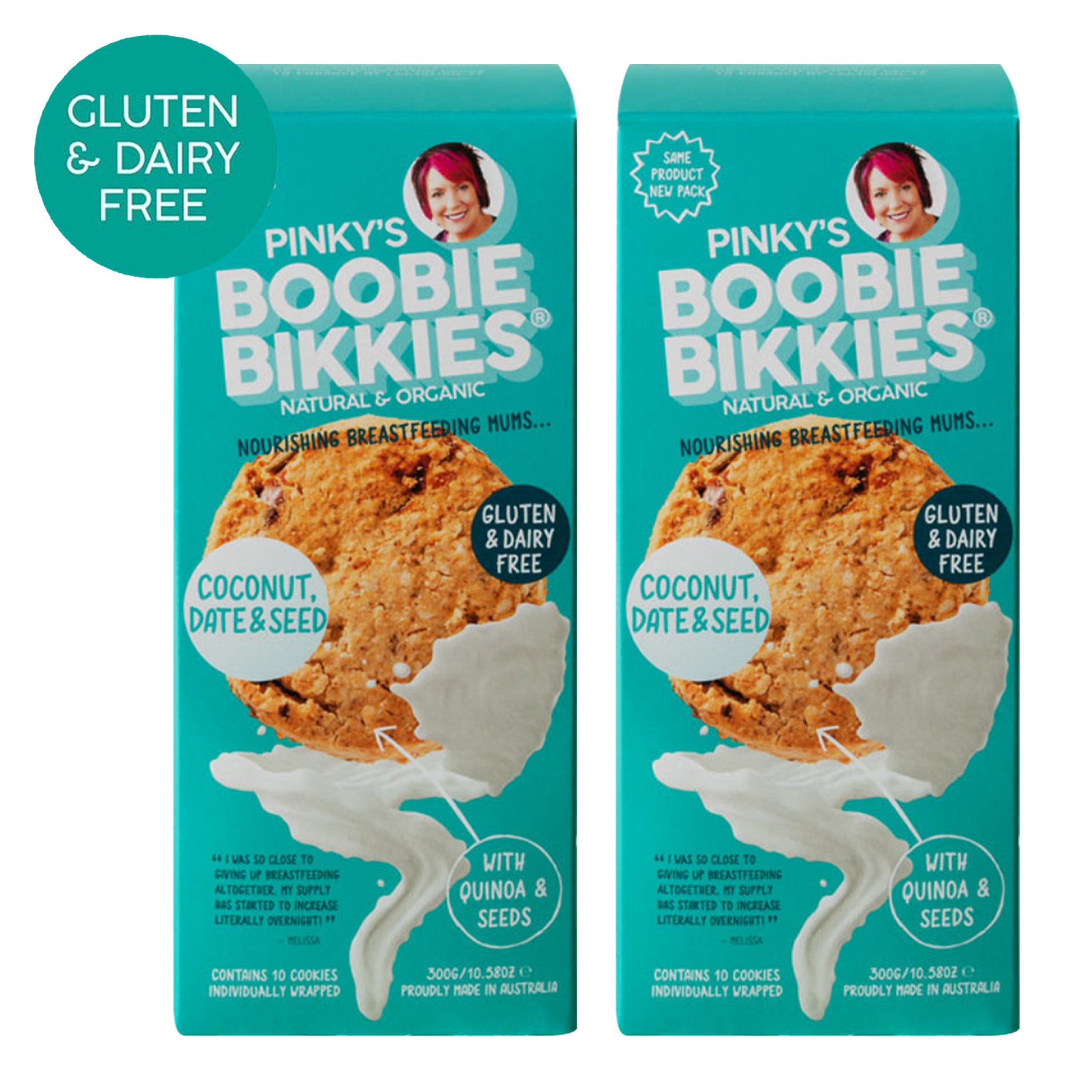 Boobie Bikkies by Pinky McKay - Coconut (Gluten & Dairy Free)
