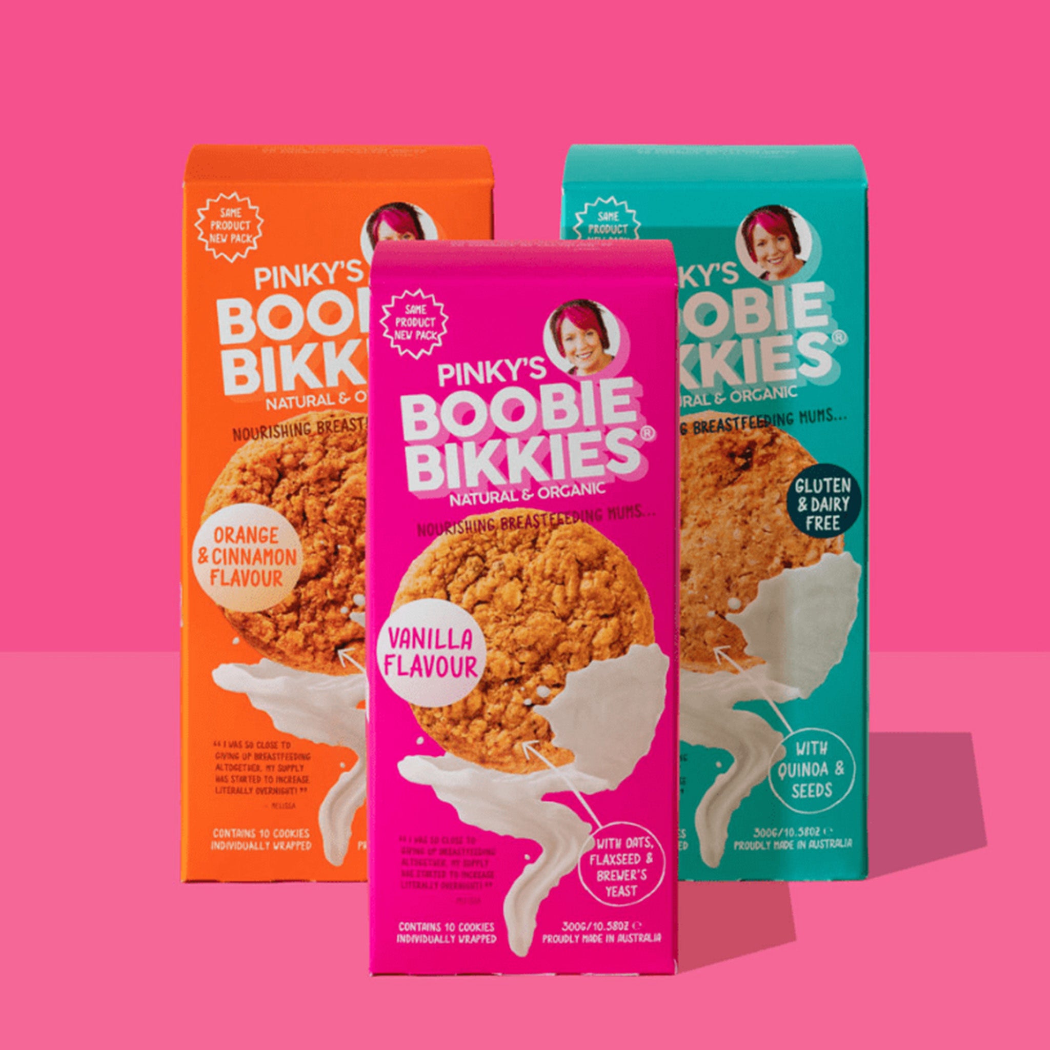 Boobie Bikkies 3 Flavour Combo by Pinky McKay