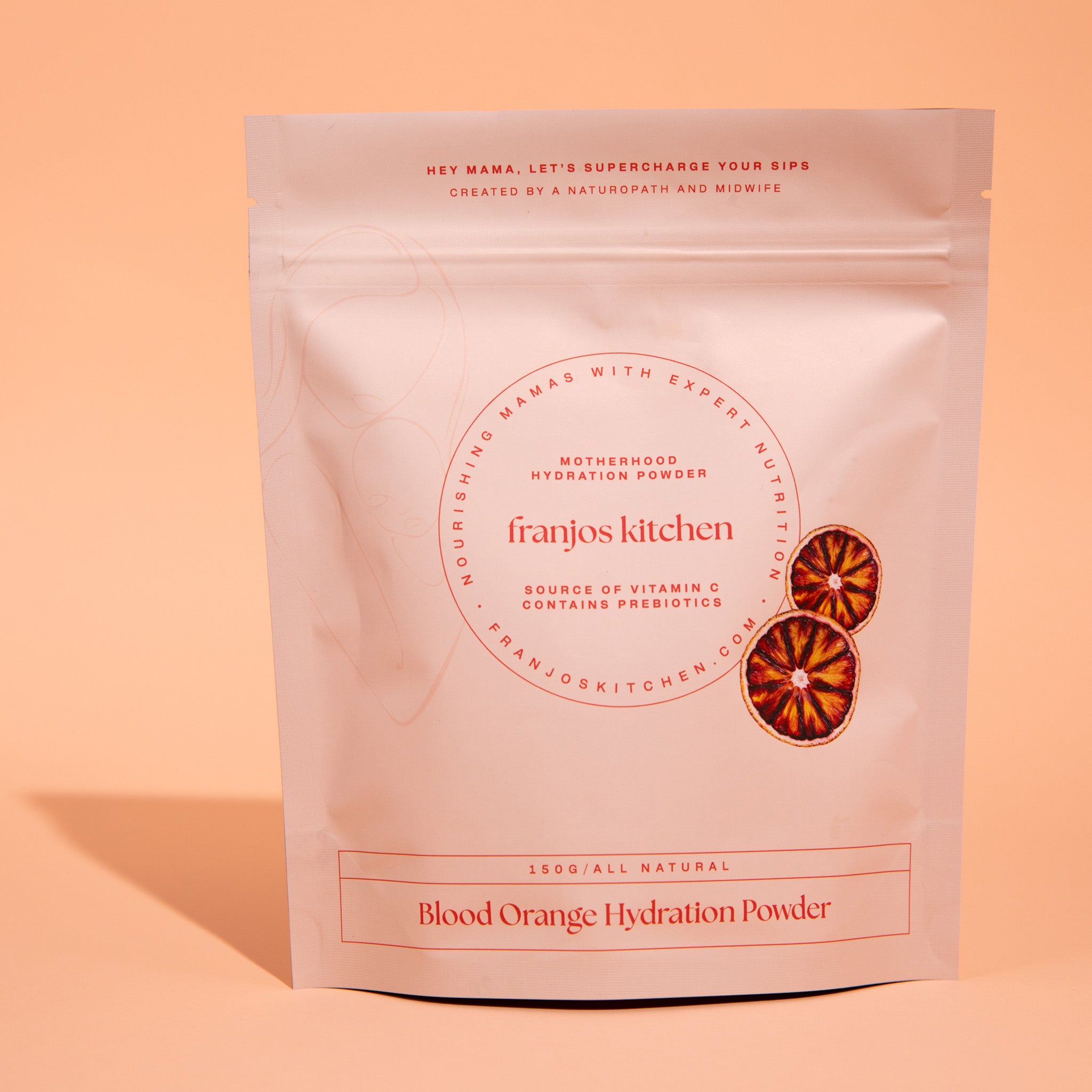 Franjo's Kitchen Motherhood Hydration Powder - Blood Orange