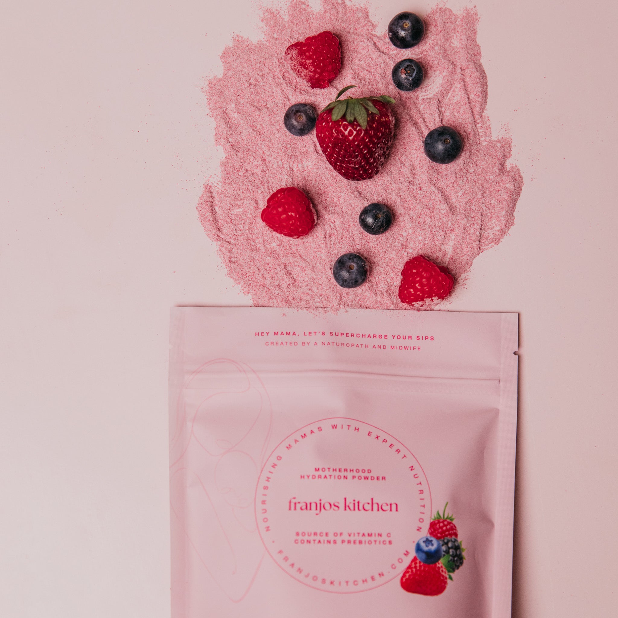 Franjo's Kitchen Motherhood Hydration Powder - Mixed Berry
