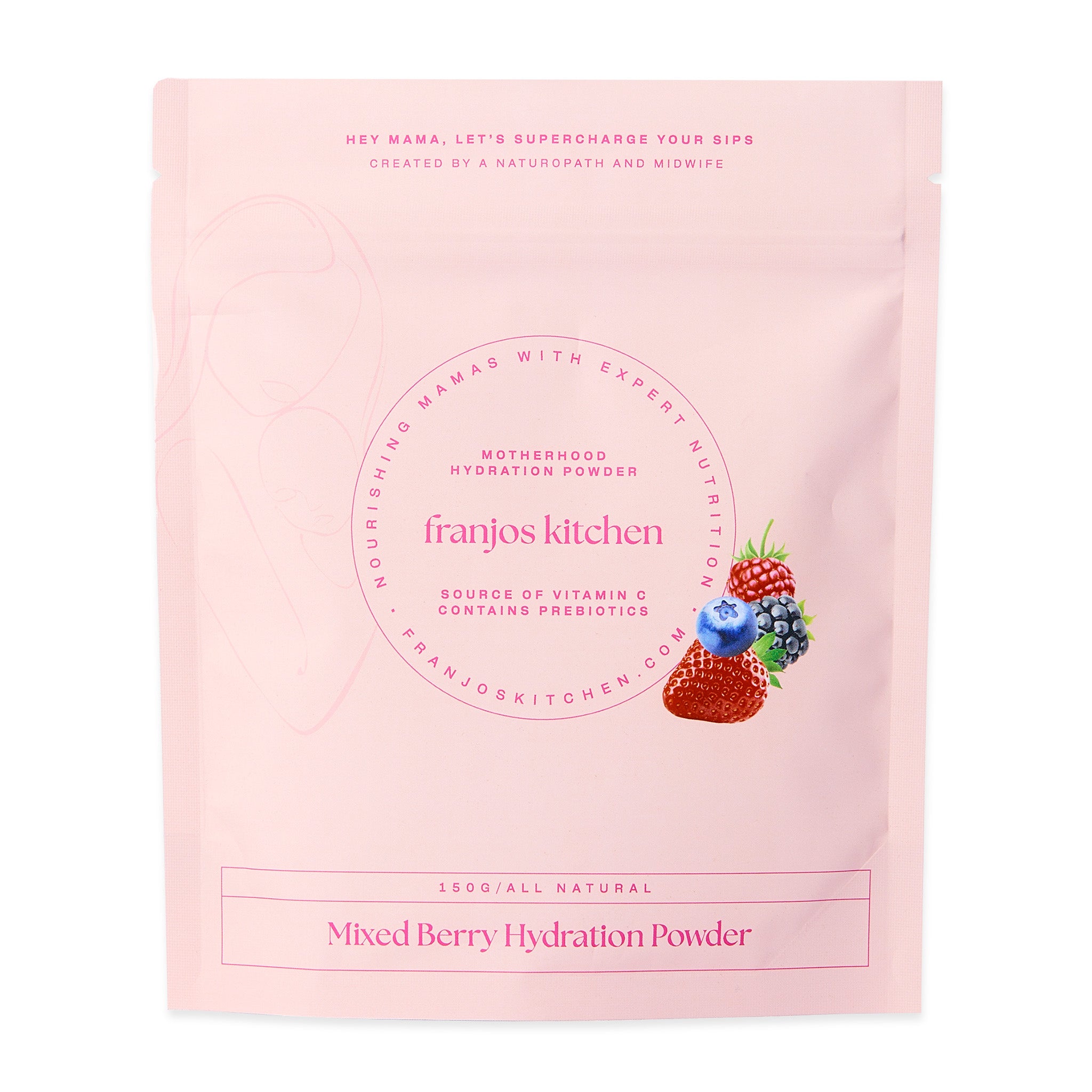 Franjo's Kitchen Motherhood Hydration Powder - Mixed Berry