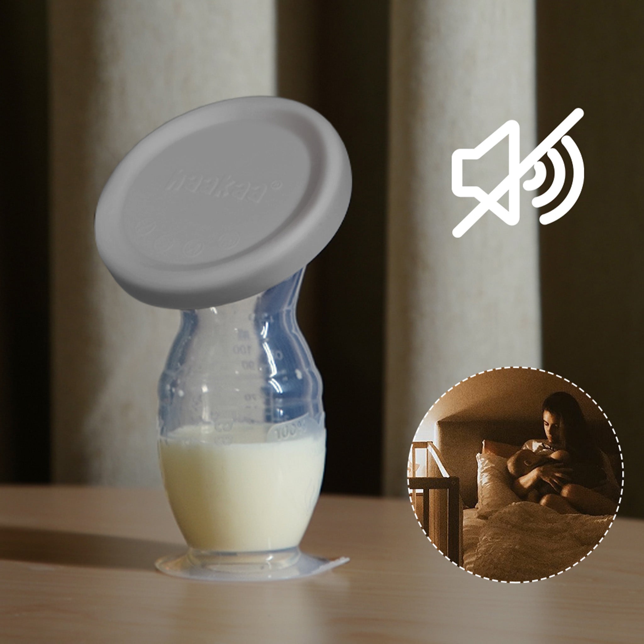 Haakaa Gen 2 Silicone Breast Pump & Cap