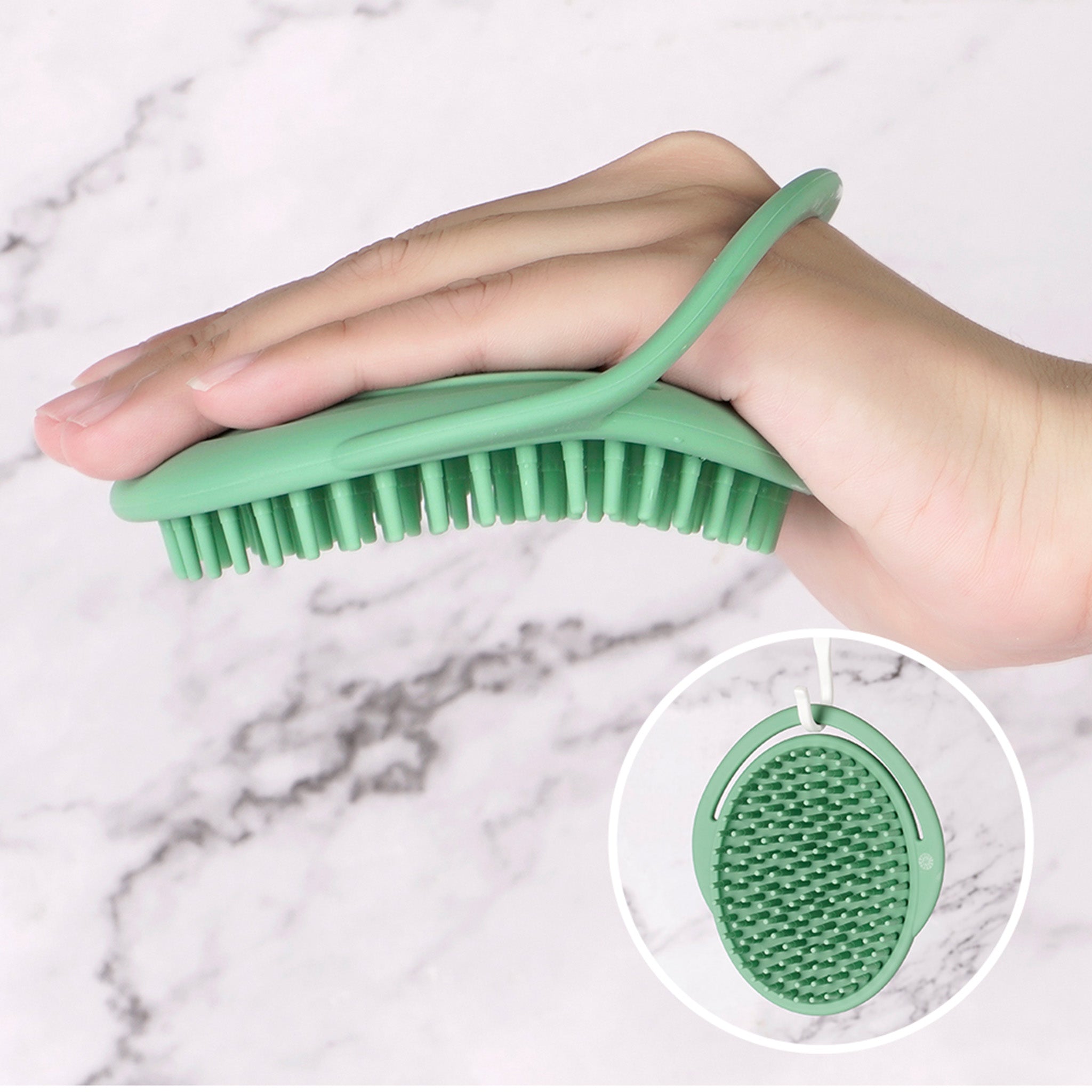 Haakaa Rainbow Silicone Shampoo Brush