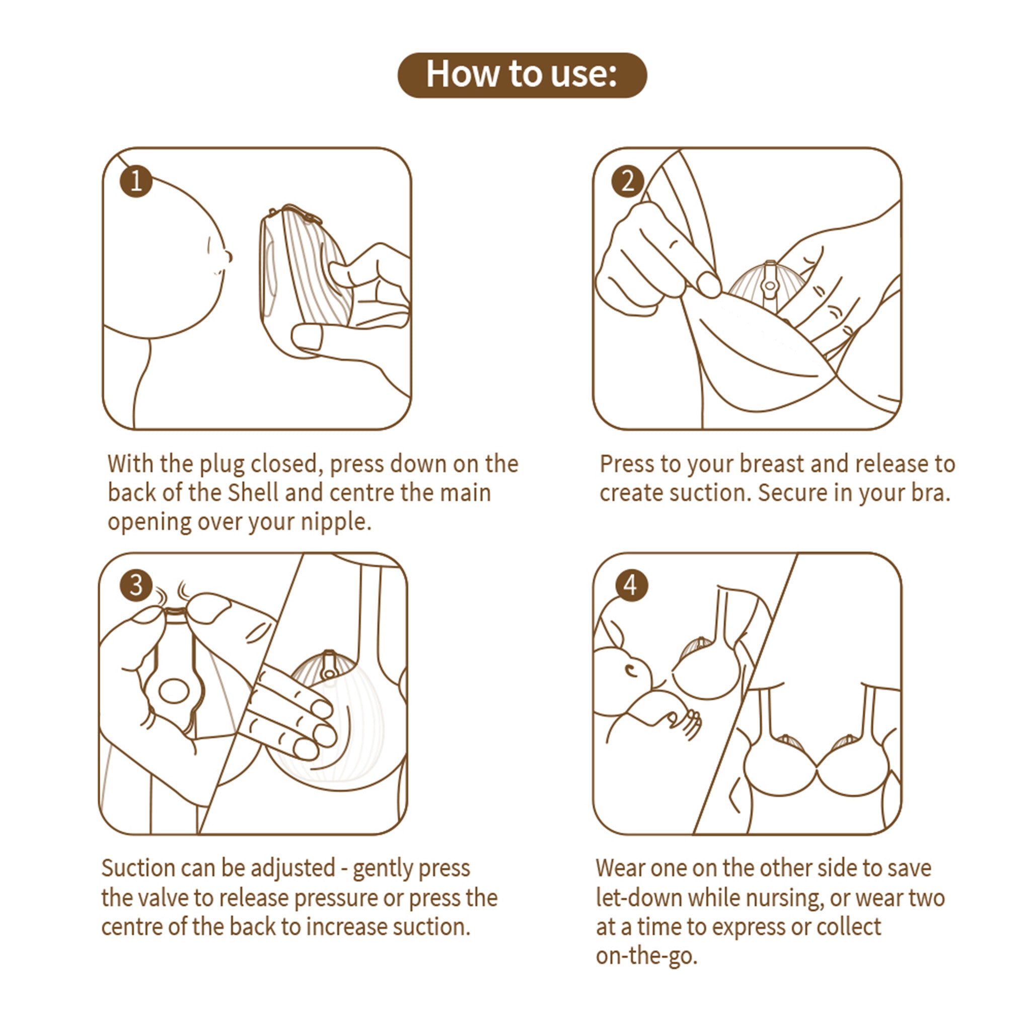 Haakaa Wearable Manual Breast Pump with Steriliser Bag