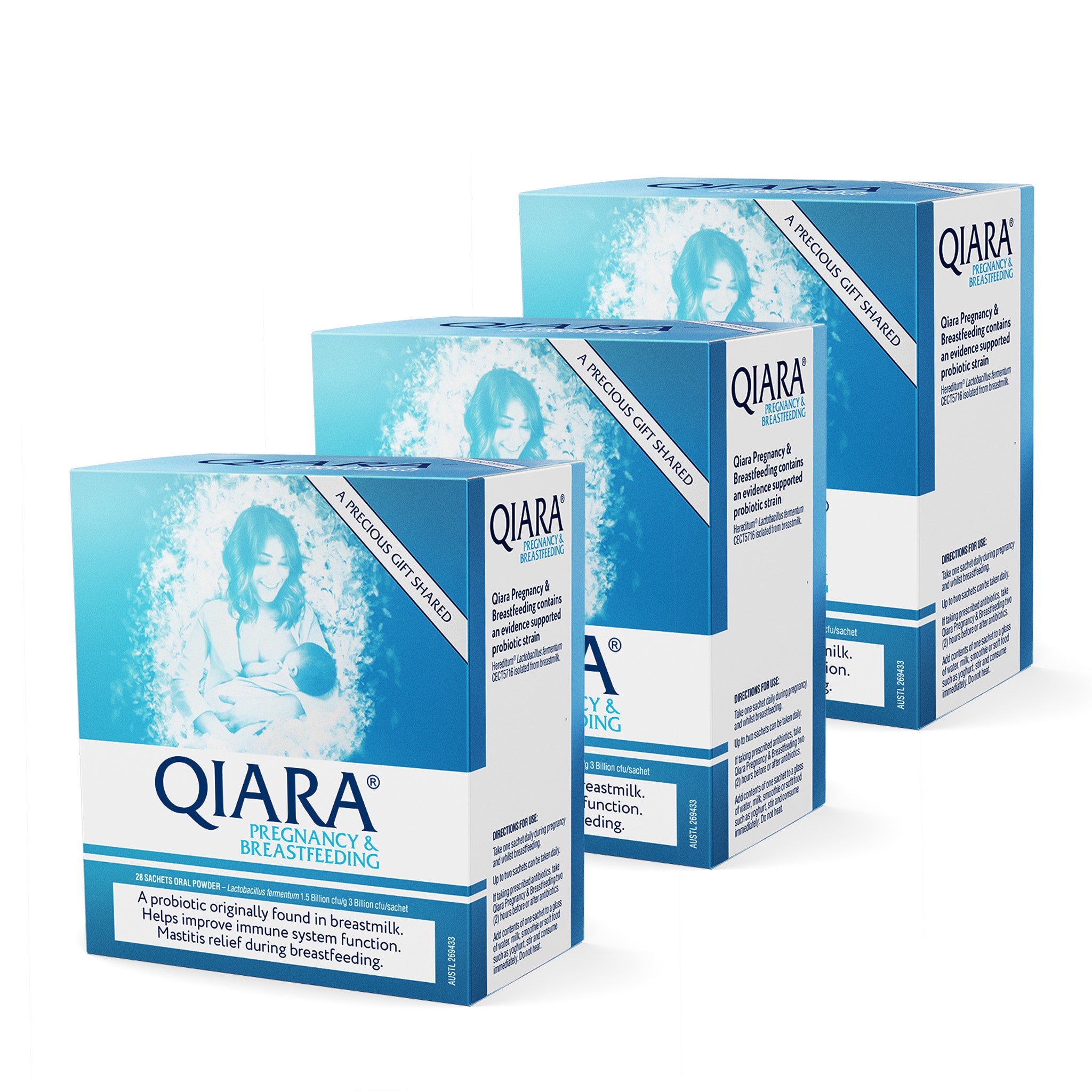 Qiara Pregnancy & Breastfeeding Probiotic