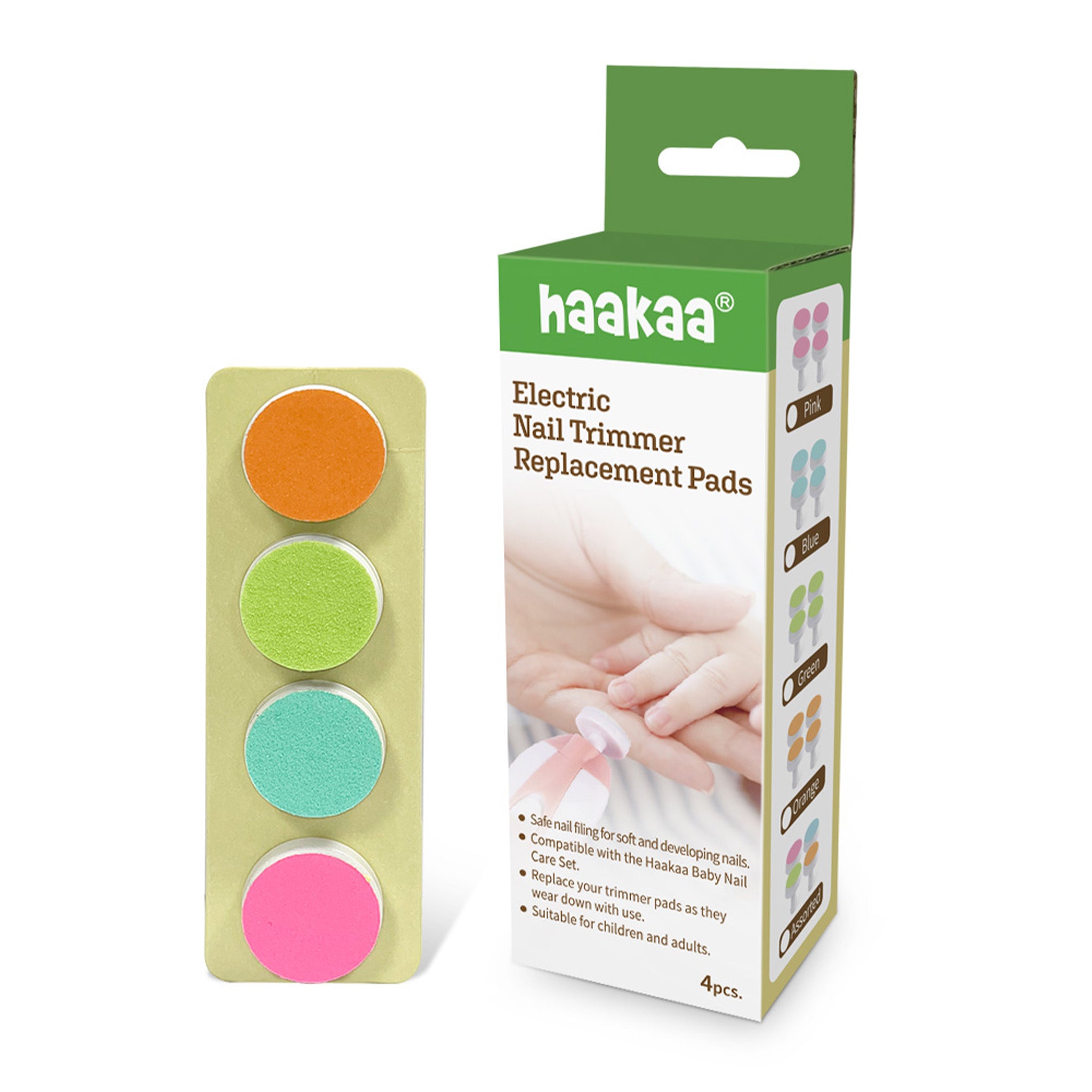 Haakaa Baby Nail Care Set Replacement Pads - Assorted