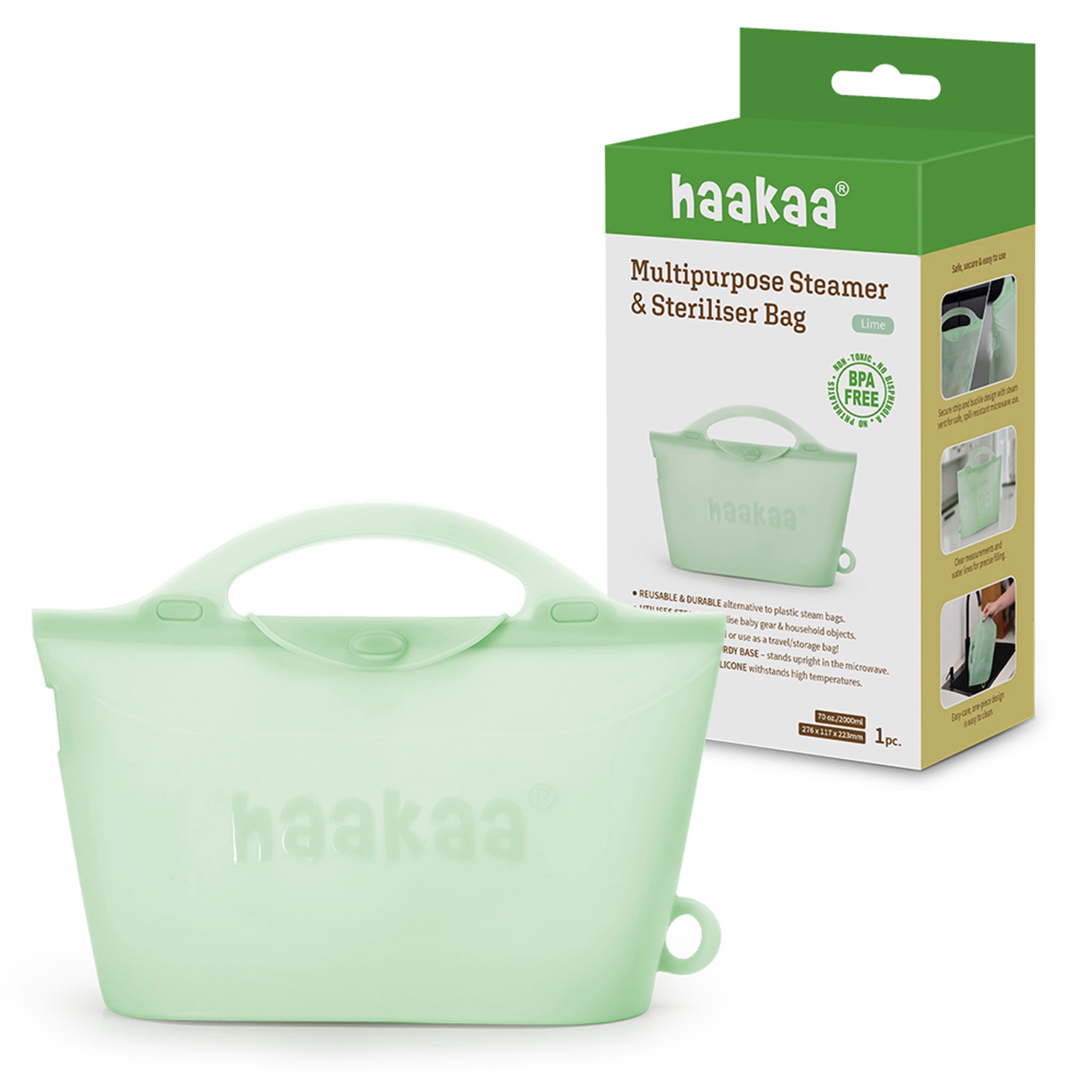 Haakaa Multipurpose Steamer & Steriliser Bag