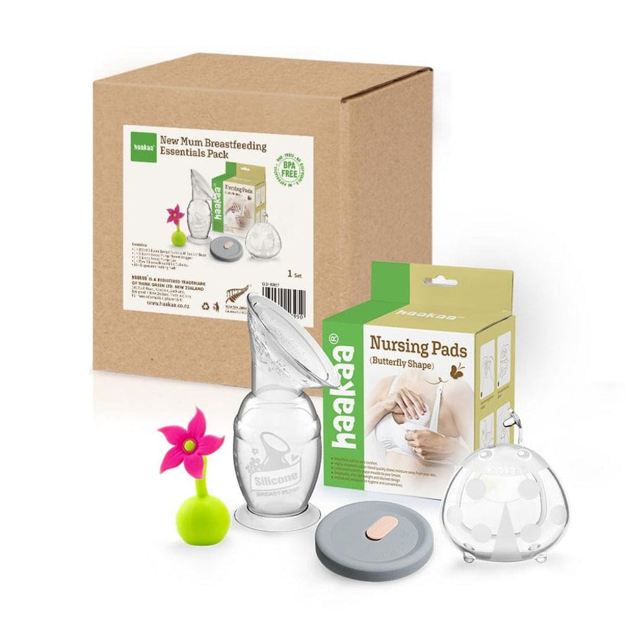 Haakaa Breast Pump Packs Haakaa New Mum Breastfeeding Essentials Pack