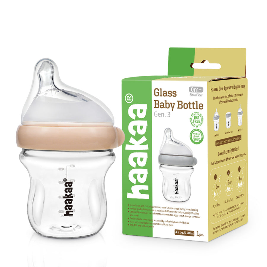 Haakaa Glass Baby Bottle