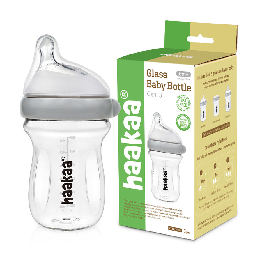 Haakaa Glass Baby Bottle