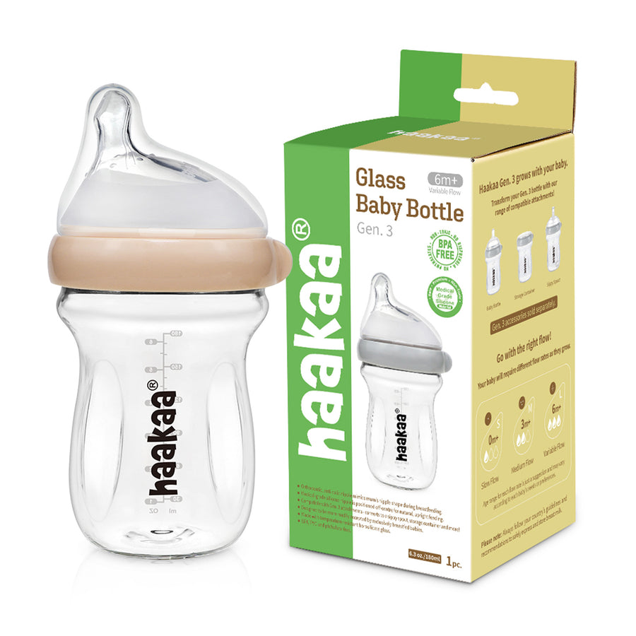 Haakaa Glass Baby Bottle