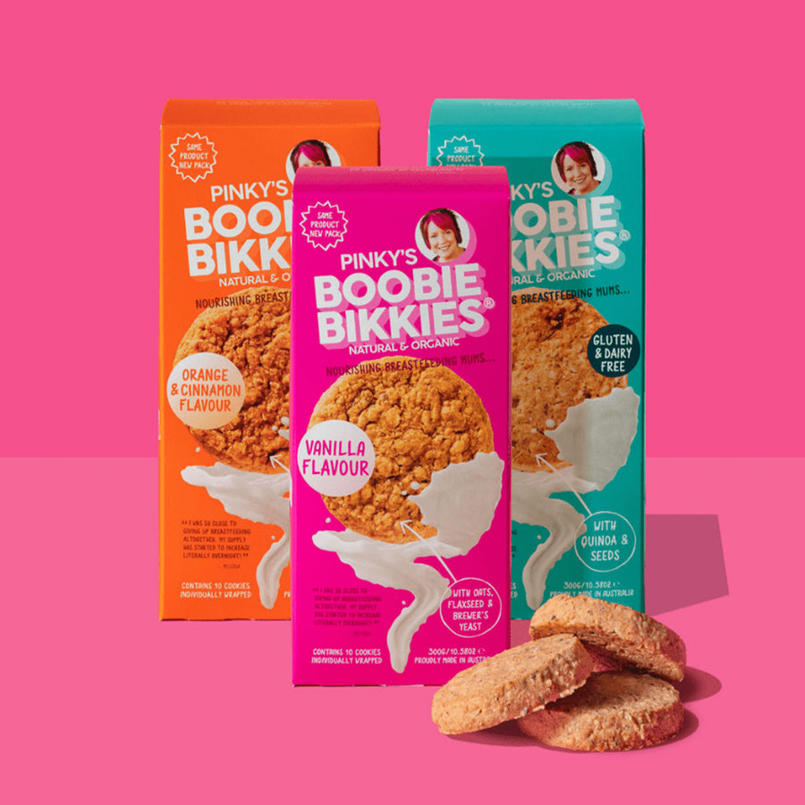Boobie Bikkies 3 Flavour Combo by Pinky McKay