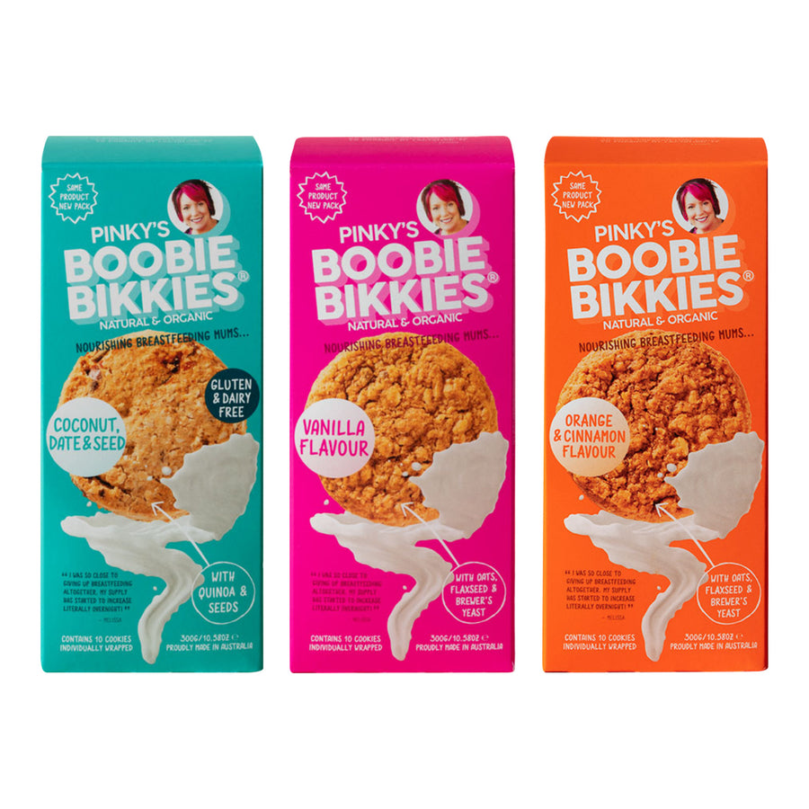 Boobie Bikkies 3 Flavour Combo by Pinky McKay