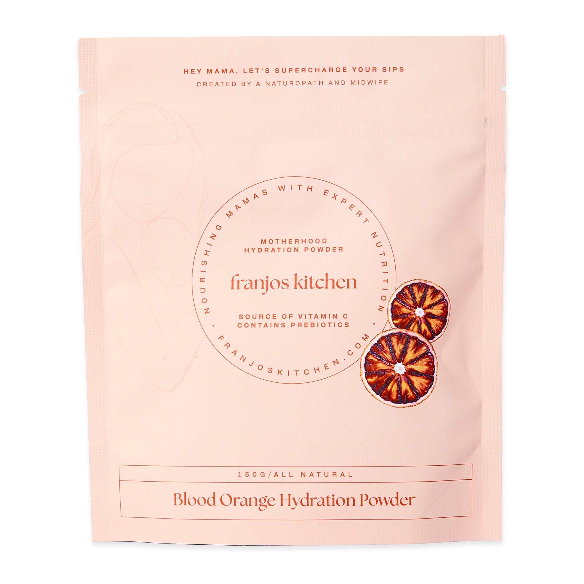 Franjo's Kitchen Motherhood Hydration Powder - Blood Orange