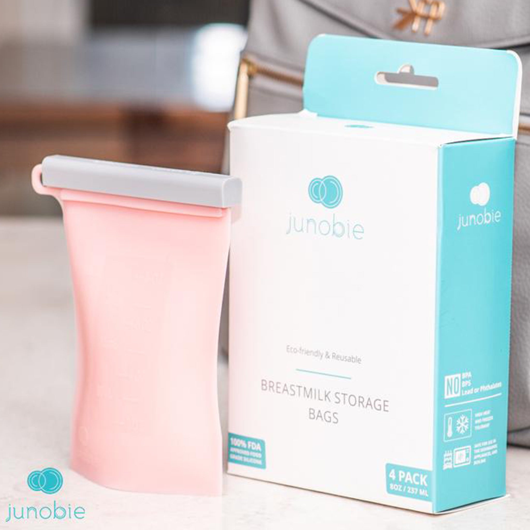 Junobie Reusable Silicone Breastmilk Storage Bags