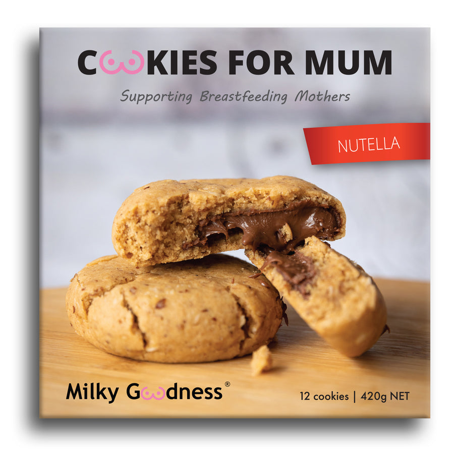 Milky Goodness Nutella Lactation Cookies