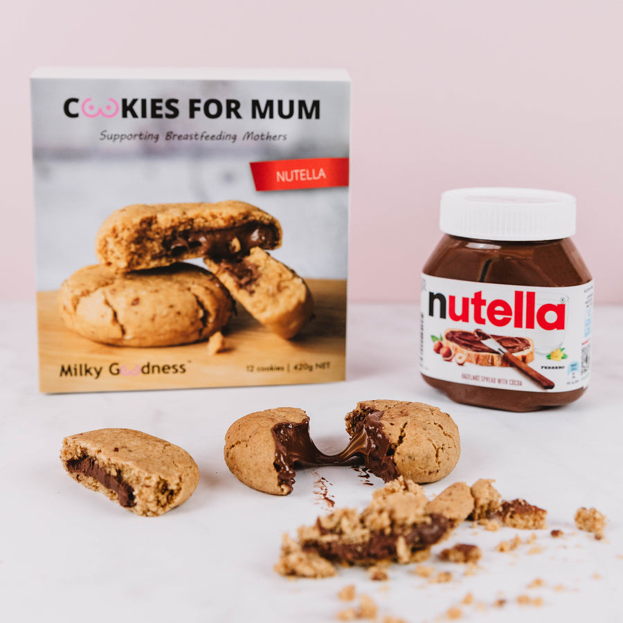 Milky Goodness Nutella Lactation Cookies