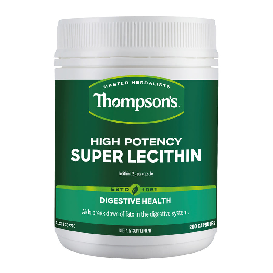 Thompson's High Potency Super Lecithin - 200 Capsules