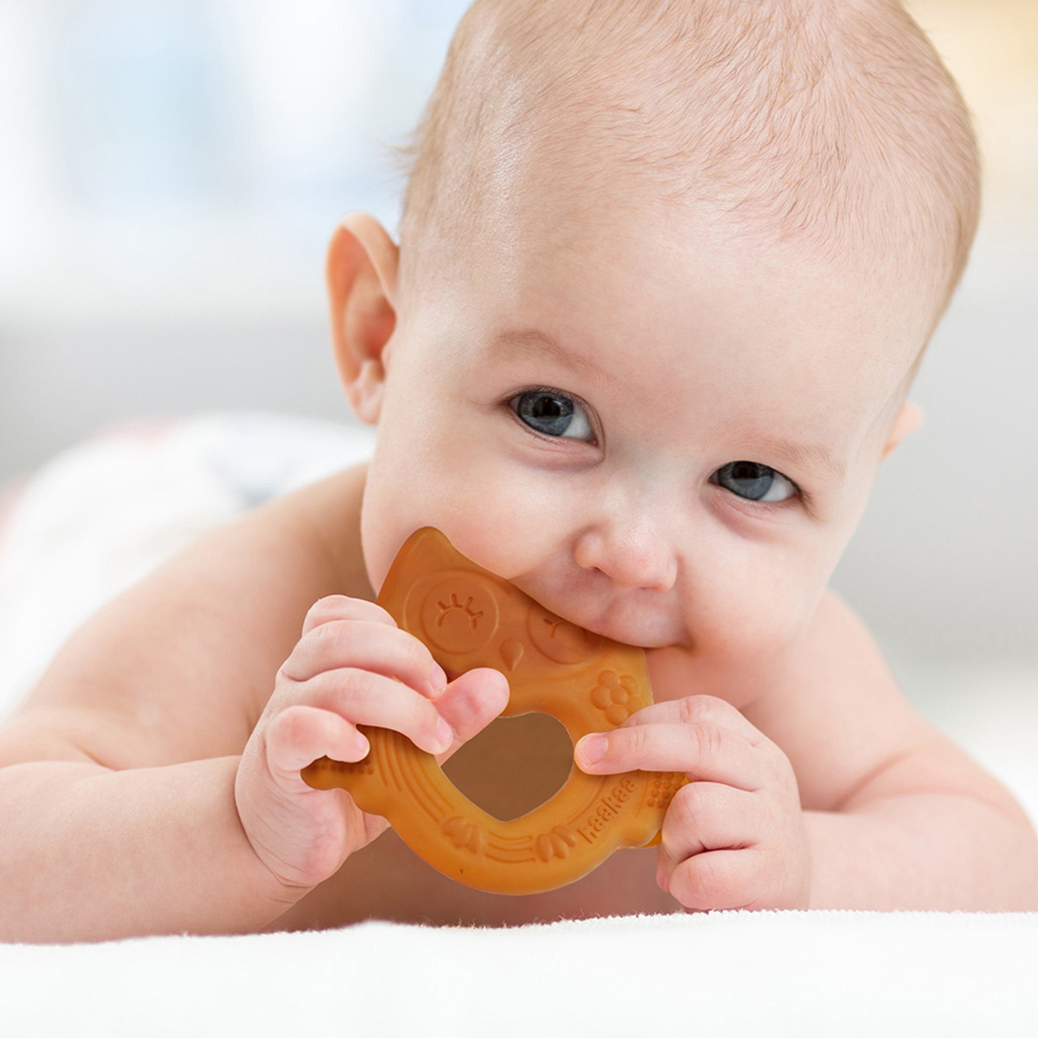 Haakaa Silicone Smiling Owl Teether