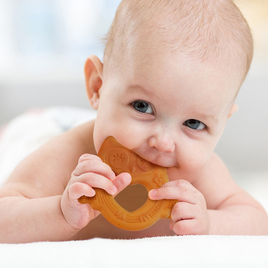Haakaa Silicone Smiling Owl Teether