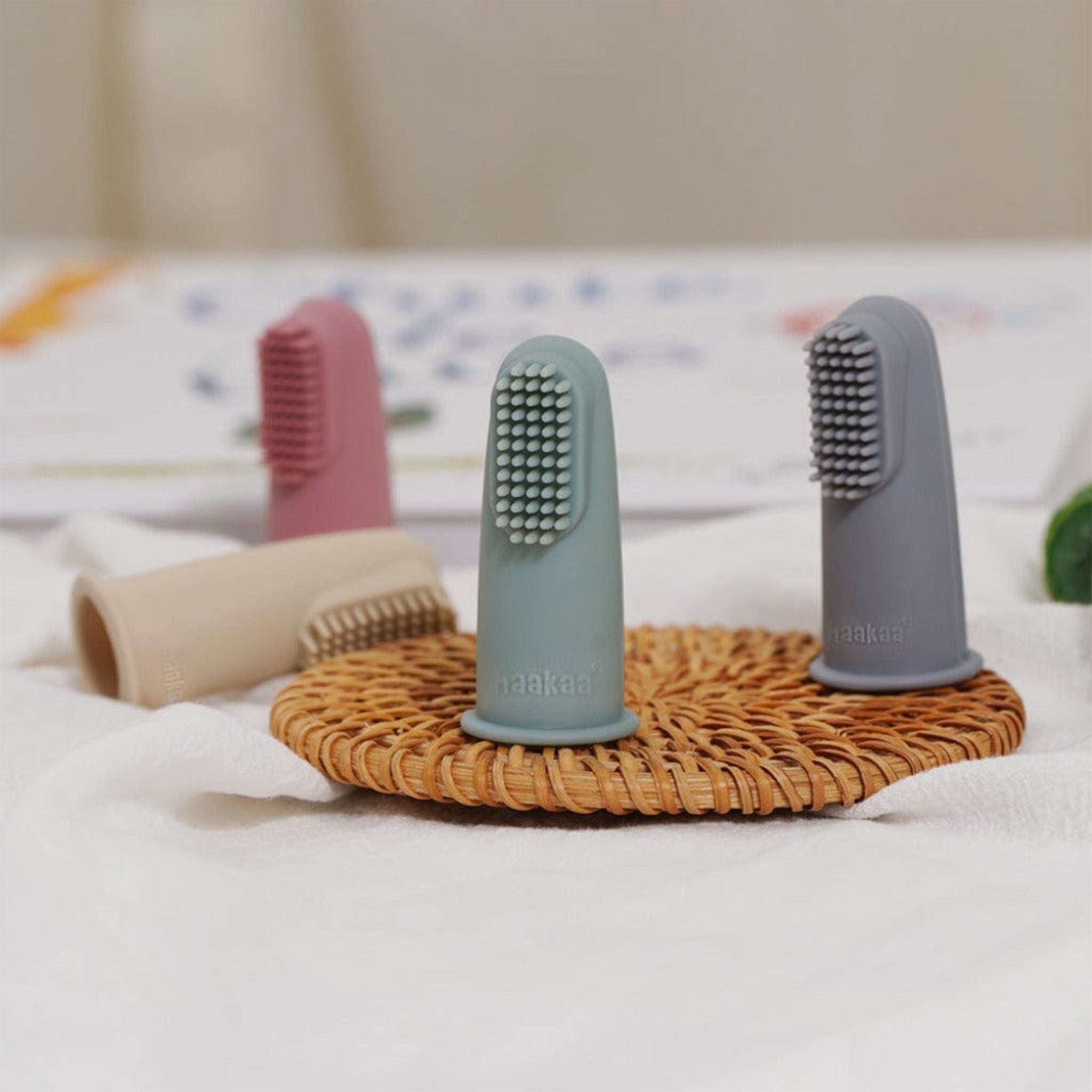 Haakaa Textured Silicone Finger Toothbrush