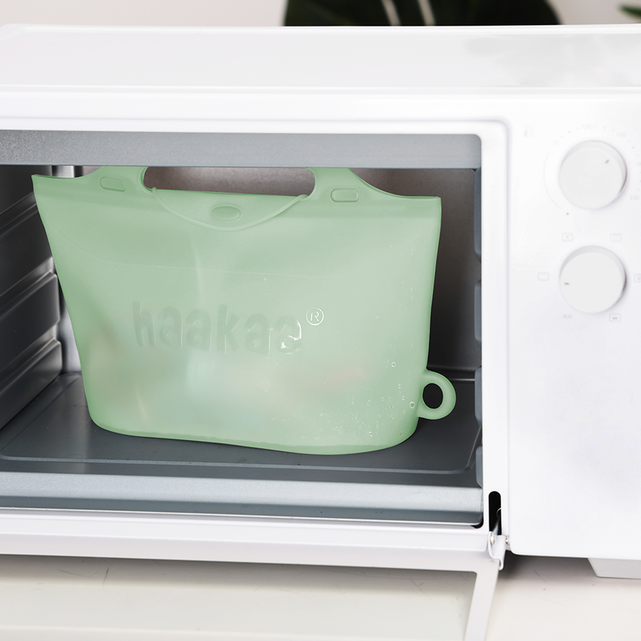 Haakaa Multipurpose Steamer & Steriliser Bag- Lime