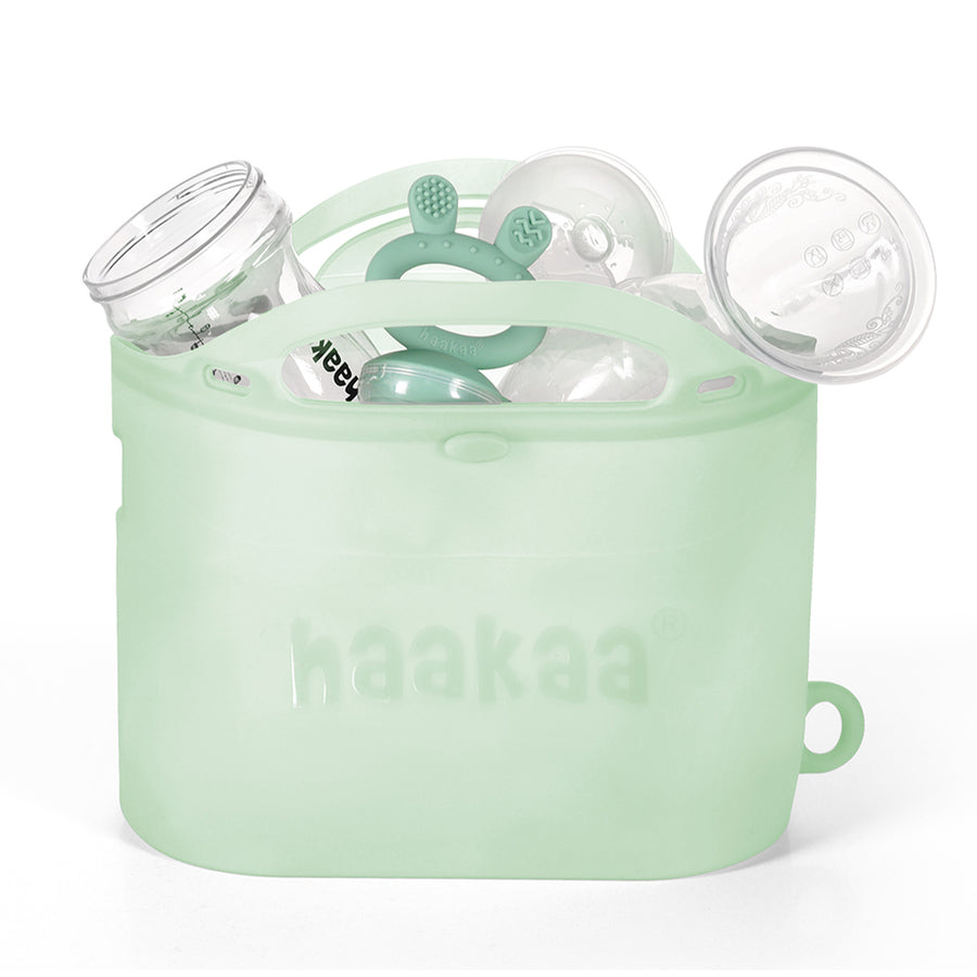 Haakaa Multipurpose Steamer & Steriliser Bag- Lime