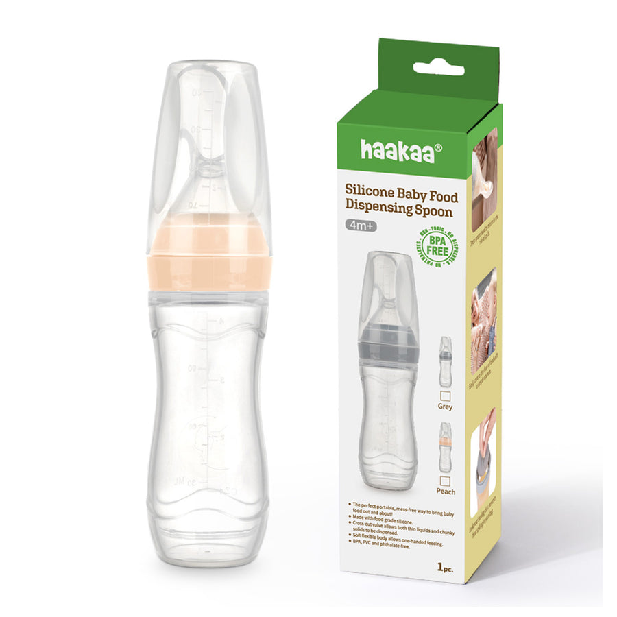 Haakaa Silicone Baby Food Dispensing Spoon