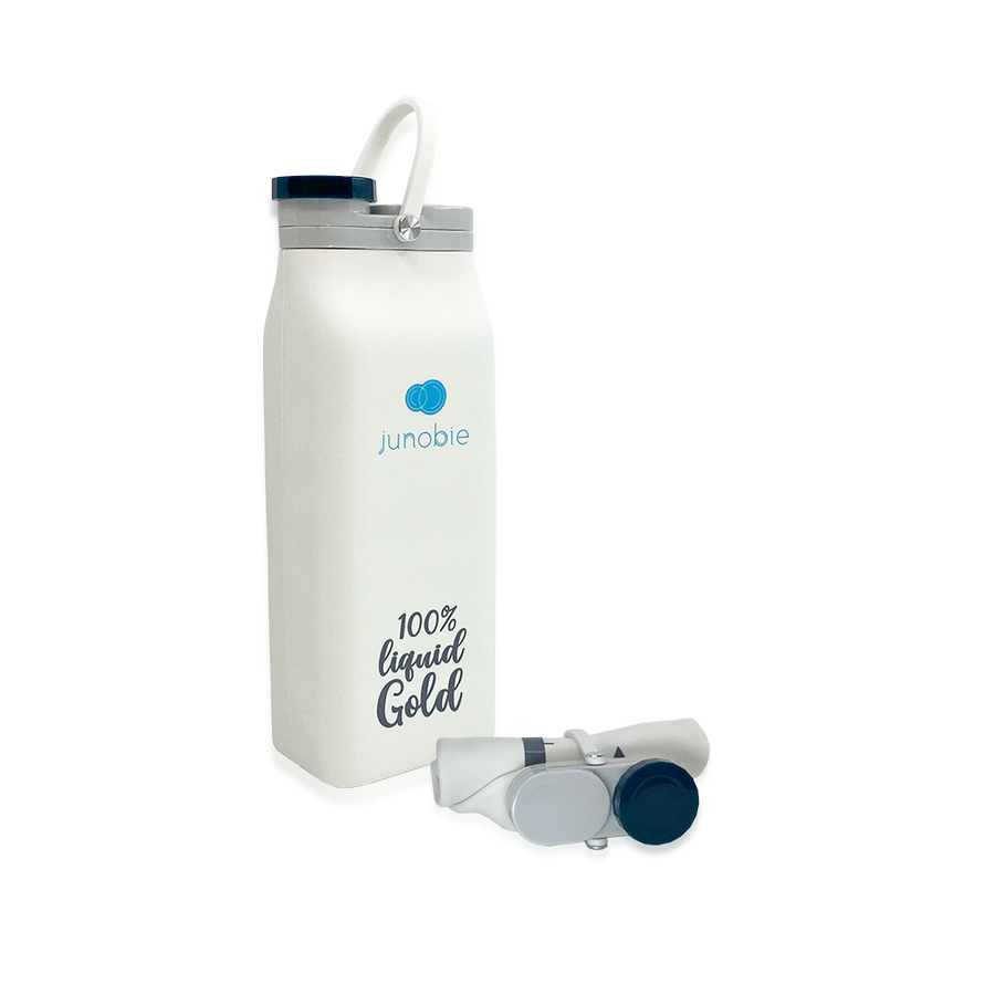 Junobie Milk Box Grey/White 2pk- CLEARANCE