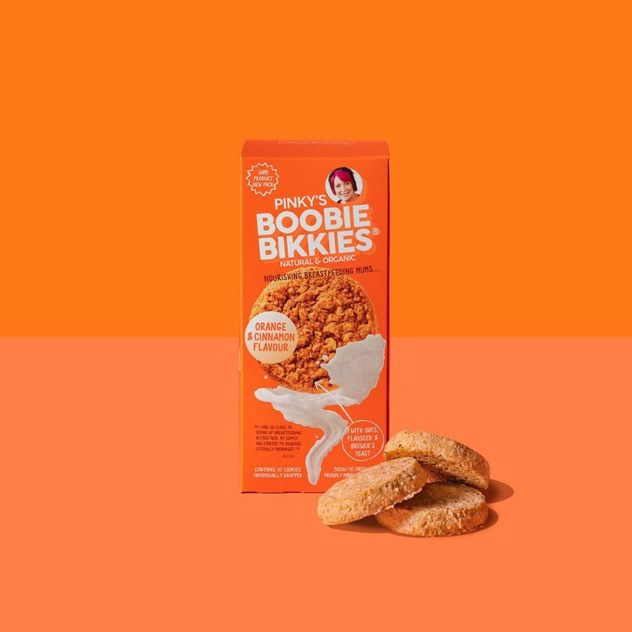 Boobie Bikkies Milkbar Breastpumps Boobie Bikkies by Pinky McKay -  Orange & Cinnamon