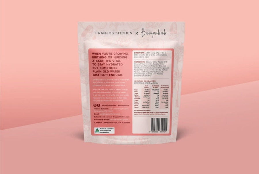 Franjo`s Kitchen Milkbar Breastpumps Franjos Motherhood Hydration Powder- 150g