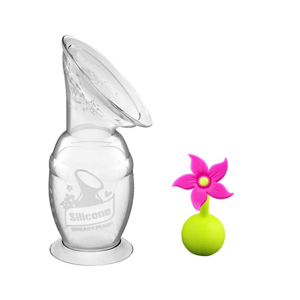 Haakaa Breast Pump Packs Haakaa 150ml Silicone Breast Pump & Flower Stopper Pack - Pink