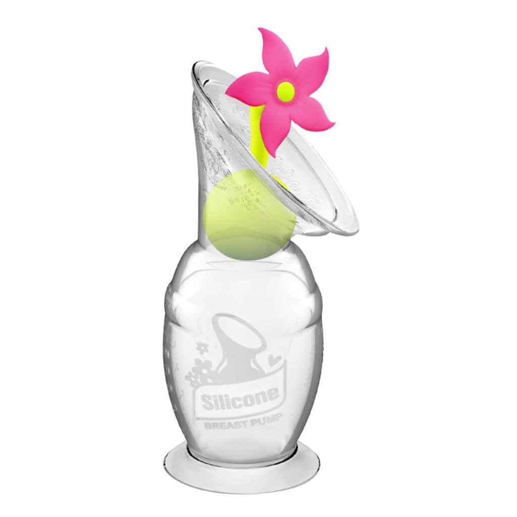 Haakaa Breast Pump Packs Haakaa 150ml Silicone Breast Pump & Flower Stopper Pack - Pink