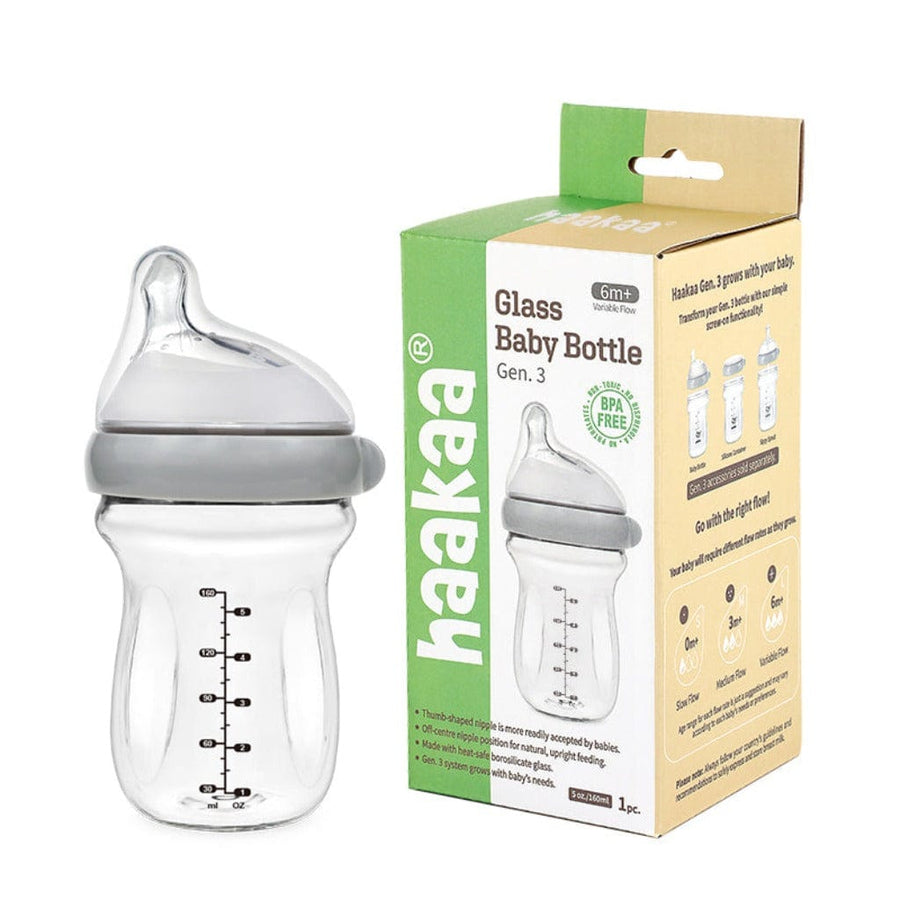 Haakaa Milkbar Breastpumps Haakaa Glass Baby Bottle