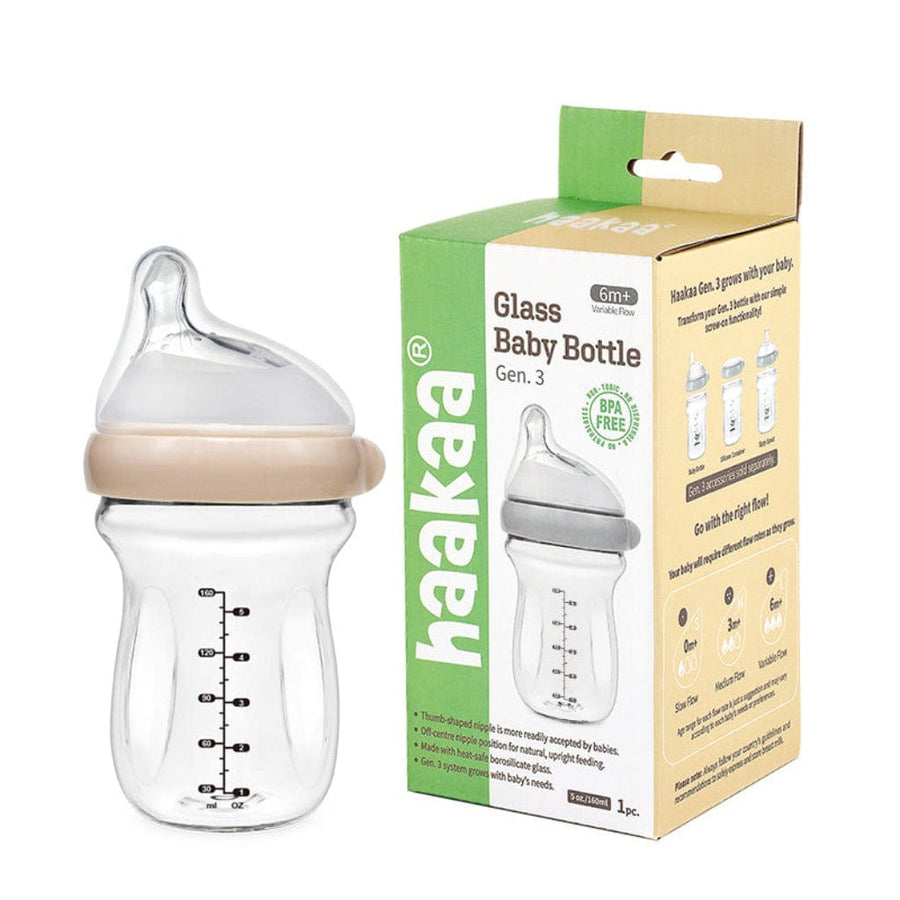 Haakaa Milkbar Breastpumps Haakaa Glass Baby Bottle