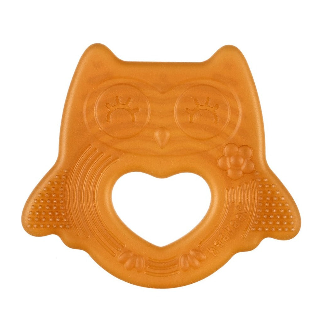 Haakaa Silicone Smiling Owl Teether | Milkbar Breastpumps