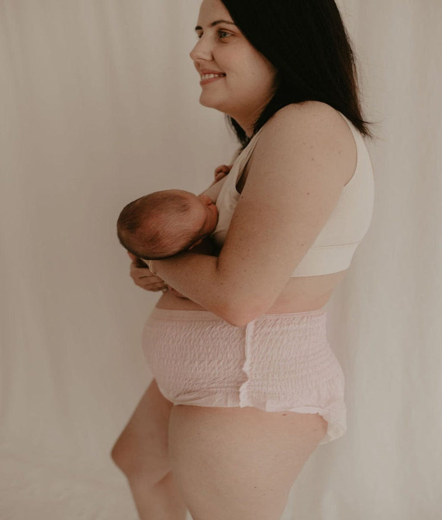 Partum Panties Milkbar Breastpumps Partum Panties Maternity Disposable Underwear- 5pk