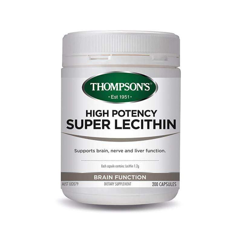 Thompson's High Potency Super Lecithin - 200 Capsules